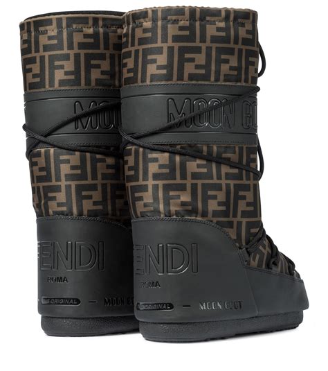 fendi x moon boot|Fendi plaid cowboy boots.